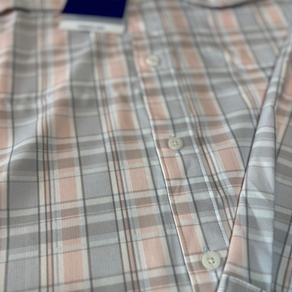 NWT Huk Performance Fishing Mens Tide Point Woven Plaid Long Sleeve Shirt Medium - Picture 8 of 11